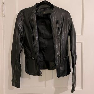 Leather jacket